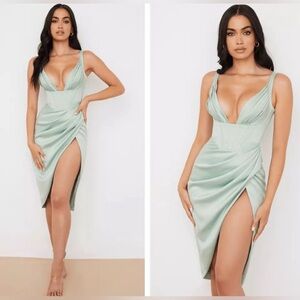 NWOT House of CB Sage Midi Dress